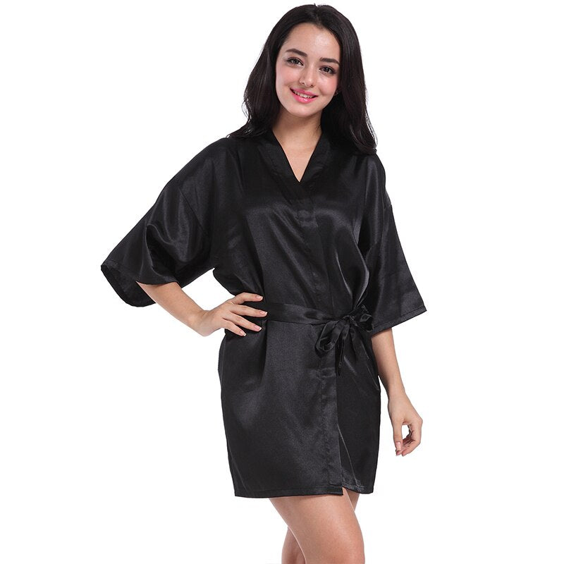 Robe de chambre en soie femme hot sale